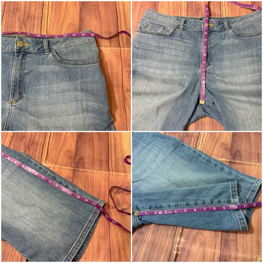 Lee Women's Medium Blue Denim Jean Shorts - Picture 12 of 15